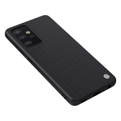 Samsung Galaxy A52 5G (A526B) „Nillkin“ Textured Case melns apvalks | vacins.lv
