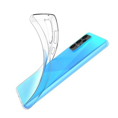 Samsung Galaxy A52 5G (A526B, A525F) самый тонкий в мире чехол из прозрачного твердого силикона TPU | Vacins.lv