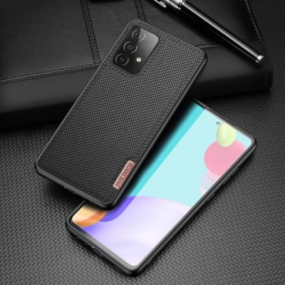 Samsung Galaxy A52 5G (A526B, A525F) „Dux Ducis“ Fino melns apvalks | vacins.lv