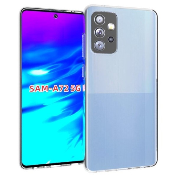 Cieta silikona (TPU) apvalks - dzidrs (Galaxy A72)