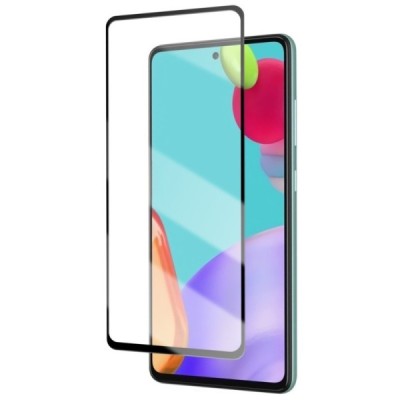 Samsung Galaxy A52 5G (A526B, A525F) Mocolo 2.5D Tempered Glass melns ekrāna aizsargstikls | Vacins.lv
