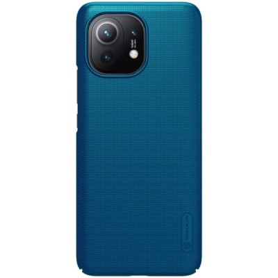 Xiaomi Mi 11 Nillkin Frosted Shield zils plastmasas apvalks | vacins.lv
