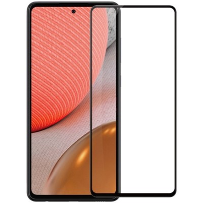 Samsung Galaxy A72 (A726B, A725F) Nillkin CP 9H Tempered Glass усиленная защита, чёрное защитное стекло с полным покрытием, толщ