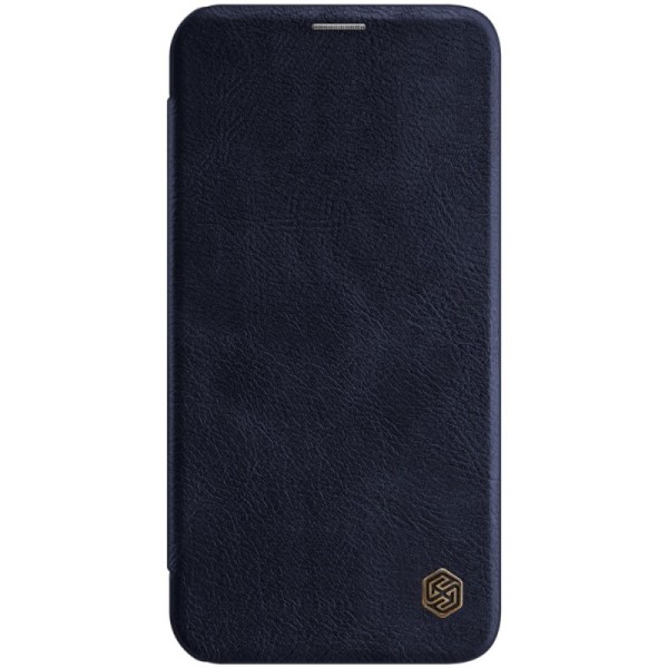 „Nillkin“ Qin чехол-книжка - тёмно-синий (iPhone 12 Mini)