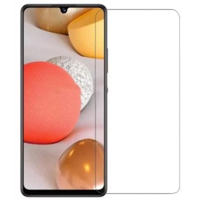 Samsung Galaxy A72 (A726B, A725F) tempered Glass частичное покрытие защитное стекло 0,3 мм - прозрачный | Vacins.lv