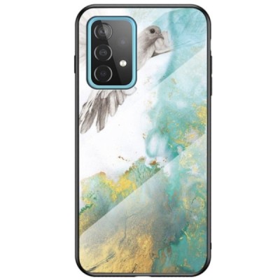 Samsung Galaxy A52 5G (A526B, A525F) „Marble“ cieta silikona (TPU) zaļš apvalks | Vacins.lv