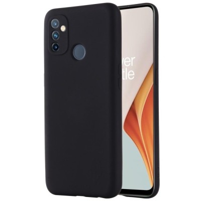 OnePlus Nord N100 Shell (TPU) твердый силиконовый чехол - чёрный | Vacins.lv