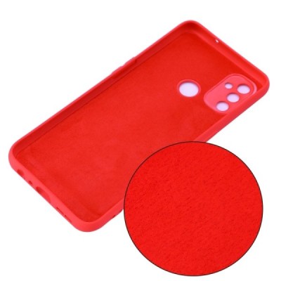 OnePlus Nord N100 „Shell“ cieta silikona (TPU) sarkans apvalks | vacins.lv