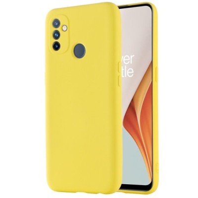 OnePlus Nord N100 Shell (TPU) твердый силиконовый чехол - жёлтый | Vacins.lv