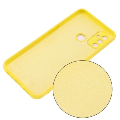 OnePlus Nord N100 „Shell“ cieta silikona (TPU) dzeltens apvalks | vacins.lv