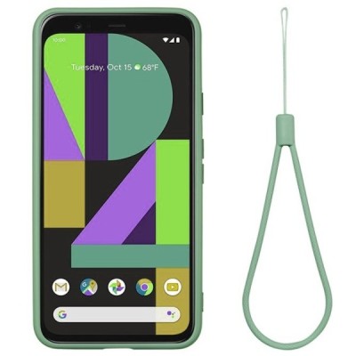 Google Pixel 5 Shell (TPU) твердый силиконовый чехол - зелёный | Vacins.lv