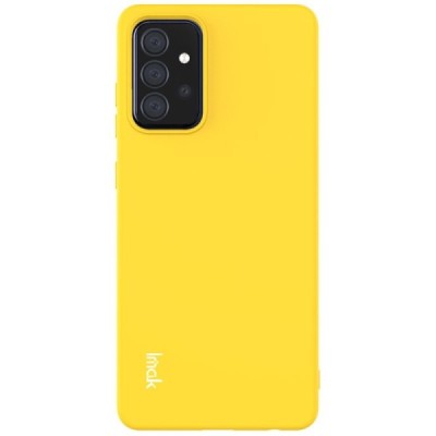 Samsung Galaxy A72 (A726B, A725F) „Imak“ твердый силиконовый чехол из TPU жёлтого цвета | Vacins.lv