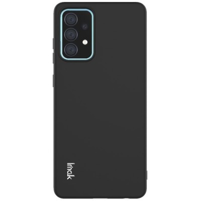 Samsung Galaxy A52 5G (A526B, A525F) „Imak“ cieta silikona (TPU) melns apvalks | vacins.lv