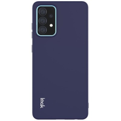 Samsung Galaxy A52 5G (A526B, A525F) „Imak“ cieta silikona (TPU) zils apvalks | vacins.lv