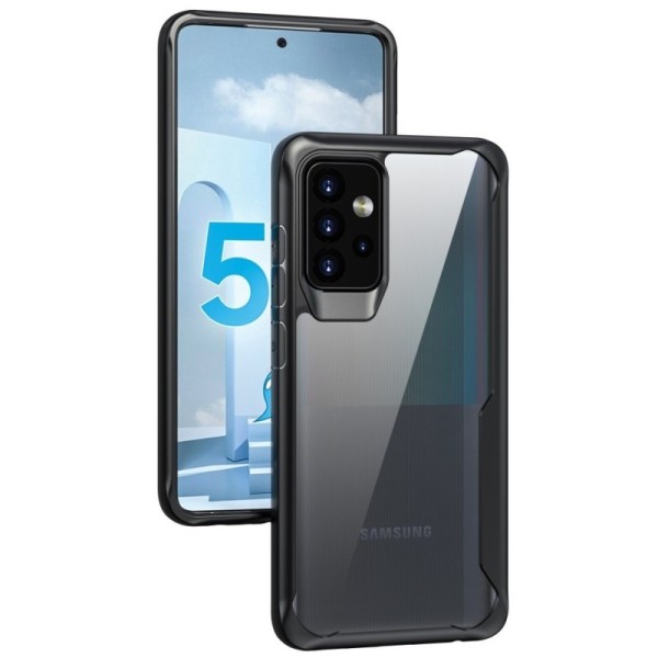 „Fashion“ чехол - прозрачный / чёрный (Galaxy A52 / A52s)