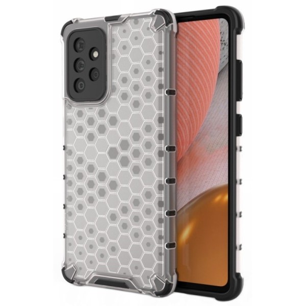 „Honeycomb“ pastiprinātas aizsardzības apvalks - dzidrs (Galaxy A72)