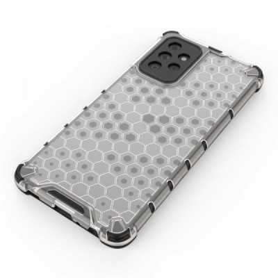 Honeycomb pastiprinātas aizsardzības dzidrs Samsung Galaxy A72 (A726B, A725F) apvalks | Vacins.lv