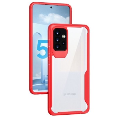 Samsung Galaxy A72 (A726B, A725F) „Fashion“ dzidrs apmales sarkanā krāsā apvalks | Vacins.lv