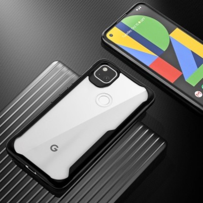 Google Pixel 4A „Fashion“ dzidrs apmales melnā krāsā apvalks | Vacins.lv
