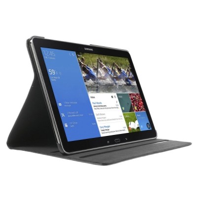 Samsung Galaxy Note Pro 12.2 P905 atverčiamas juodas odinis dėklas / Priedai.lt