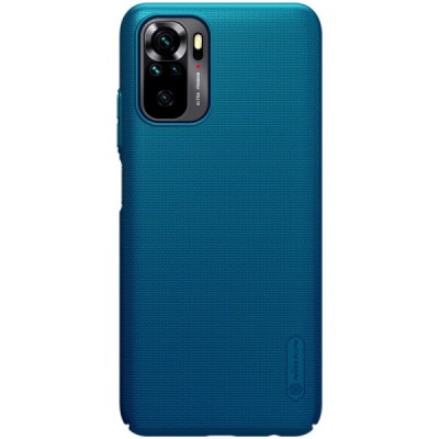Xiaomi Redmi Note 10 4G (Note 10s, Poco M5s) Nillkin Frosted Shield синий пластиковый чехол | Vacins.lv