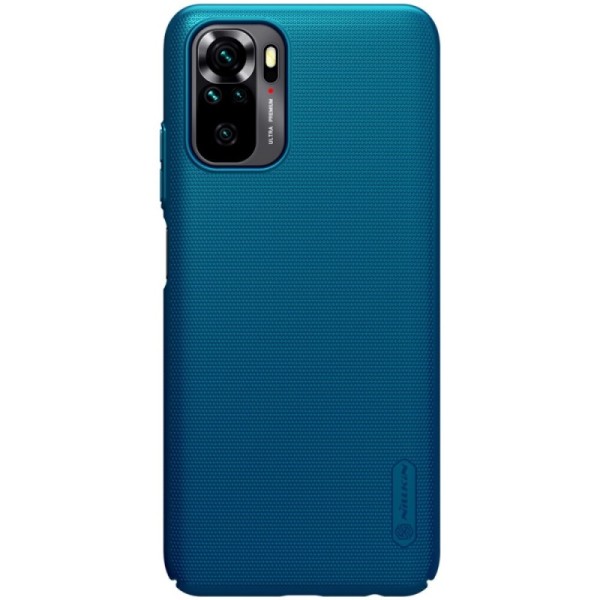 Чехол „Nillkin“ Frosted Shield - синий (Redmi Note 10S / Note 10 4G / Poco M5s)