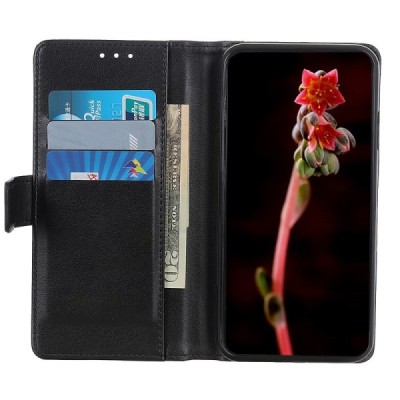 Xiaomi Mi 11 Lite melns ādas atvērams maciņš ar magnetu | Vacins.lv