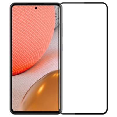 Samsung Galaxy A72 5G (A726B, A725F) „Mofi“ 9H Tempered Glass усиленная защита, черное защитное стекло с полным покрытием | Vaci