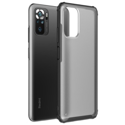 Xiaomi Redmi Note 10S (Note 10 4G, Poco M5s) Armor матовый твердый силиконовый чехол (TPU) с черной окантовкой | Vacins.lv