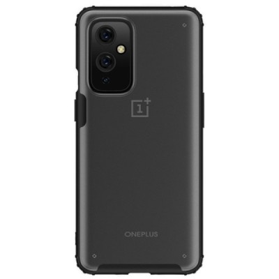 OnePlus 9 Armor матовый твердый силиконовый чехол (TPU) с черной окантовкой | Vacins.lv