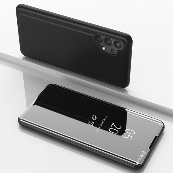 Plastmasas atvērams maciņš - melns (Galaxy A32 4G)