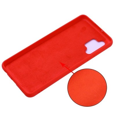 Samsung Galaxy A32 4G (A325F) „Shell“ cieta silikona (TPU) sarkans apvalks | vacins.lv