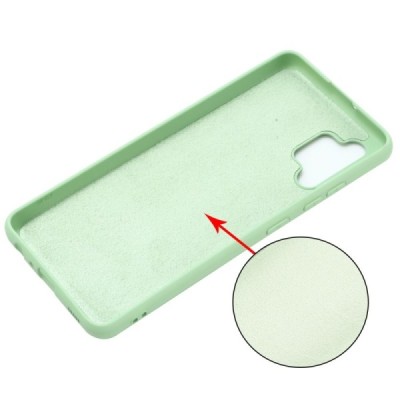 Samsung Galaxy A32 4G (A325F) „Shell“ cieta silikona (TPU) zaļš apvalks | Vacins.lv
