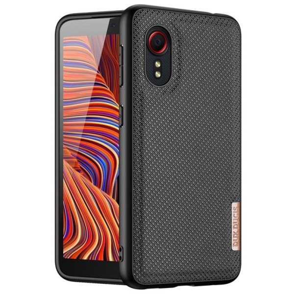 „Dux Ducis“ Fino apvalks - melns (Galaxy Xcover 5)