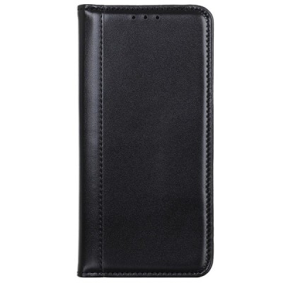 Xiaomi Redmi Note 10S (Note 10 4G, Poco M5s) чёрный кожаный чехол-книжка | Vacins.lv
