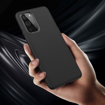 OnePlus 9 твердый силиконовый чехол (TPU) - чёрный | Vacins.lv