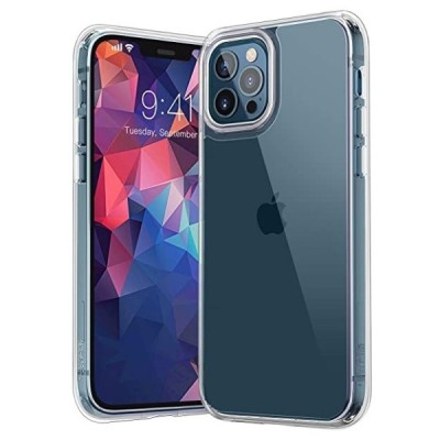 Твердый силиконовый чехол (TPU) для Apple iPhone 12 Pro Max - прозрачный | Vacins.lv
