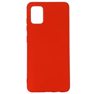 Samsung Galaxy A71 (5G) Shell (TPU) твердый силиконовый чехол - красный | Vacins.lv