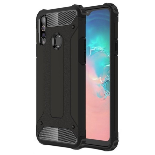 Pastiprinātas aizsardzības apvalks - melns (Galaxy A20s)