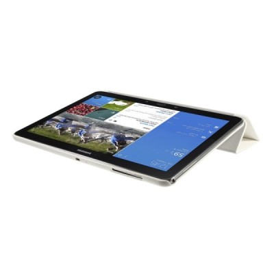 Samsung Galaxy Note Pro 12.2 P905 Belk atverčiamas baltas dėklas / Priedai.lt
