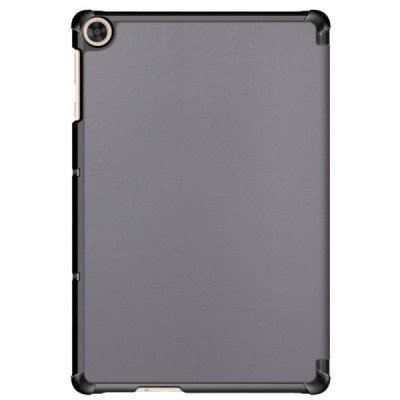 Huawei MatePad T10s 10'' серый кожаный чехол-книжка (складной) | Vacins.lv