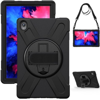 Lenovo Tab P11 11" (J606F) pastiprinātas aizsardzības melns (360°) apvalks, vaciņš | Vacins.lv