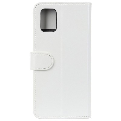 Samsung Galaxy M02s открываемый белый кожаный чехол - книжка | Vacins.lv