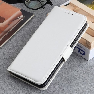 Samsung Galaxy M02s открываемый белый кожаный чехол - книжка | Vacins.lv