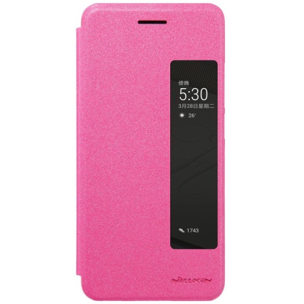 „Nillkin“ Sparkle atvēramais maciņš - rozs P10 Plus)