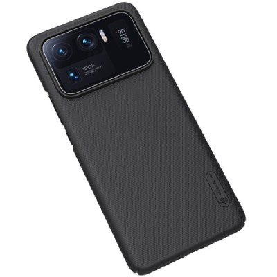 Xiaomi Mi 11 Ultra Nillkin Frosted Shield черный пластиковый чехол | Vacins.lv