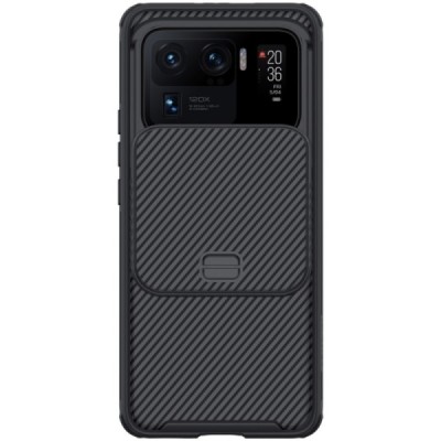 Xiaomi Mi 11 Ultra Nillkin CamShield чёрный чехол, задняя часть с защитой камеры | Vacins.lv