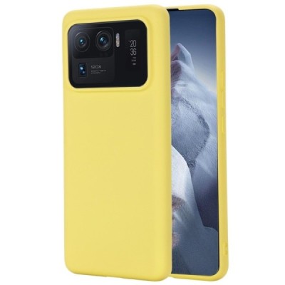 Xiaomi Mi 11 Ultra „Shell“ cieta silikona (TPU) dzeltens apvalks | vacins.lv