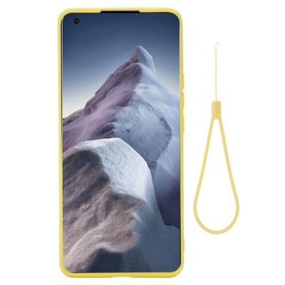 Xiaomi Mi 11 Ultra Shell (TPU) твердый силиконовый чехол - жёлтый | Vacins.lv