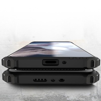 Xiaomi Mi 11 Ultra усиленный защитный чёрный твердый силиконовый чехол (TPU) | Vacins.lv